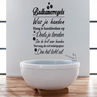 Muurstickers badkamer