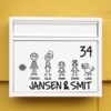 Brievenbus sticker optie 1