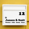 Brievenbus sticker optie 5