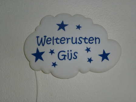 Wandlampje "Welterusten"