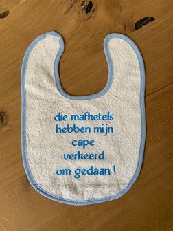 Slab met tekst