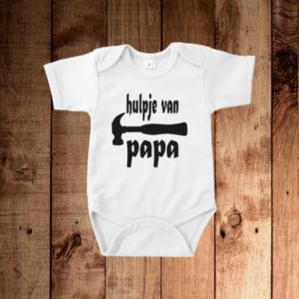 Romper met tekst &quot;Hulpje van Papa&quot;