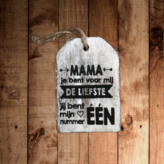 houten hanger mama