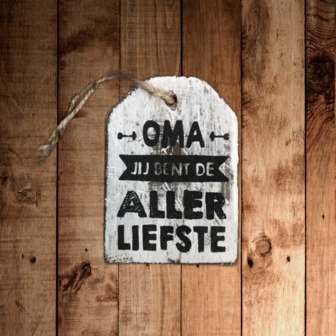 houten hanger oma