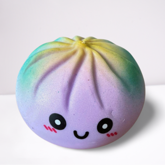 Dumpling Squishy Rainbow met Stoommandje