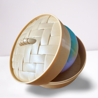 Dumpling Squishy Rainbow met Stoommandje