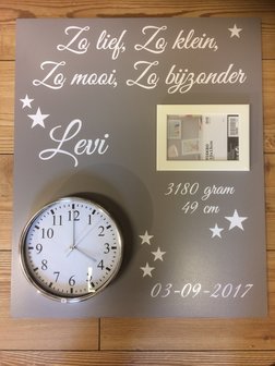 Stickerset geboorte 1 persoon XL