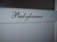 Babykamer sticker