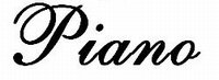 Piano sticker