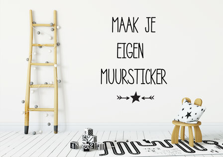 Maak je eigen muursticker