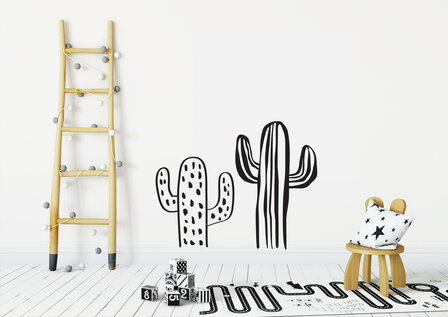 Muursticker Cactus