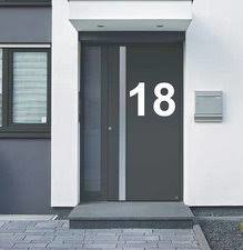 Huisnummer sticker ( kies zelf de kleur en lettertype)