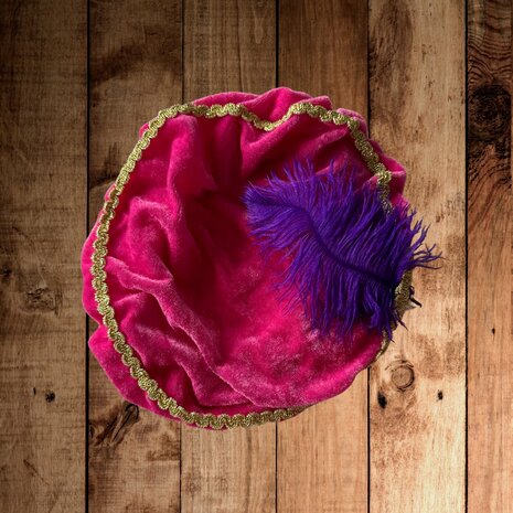 Unieke Pietenmuts met Eigen Naam & Veer - Stijlvol Sinterklaasitem