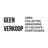 Voordeursticker geen verkoop, geen collectes